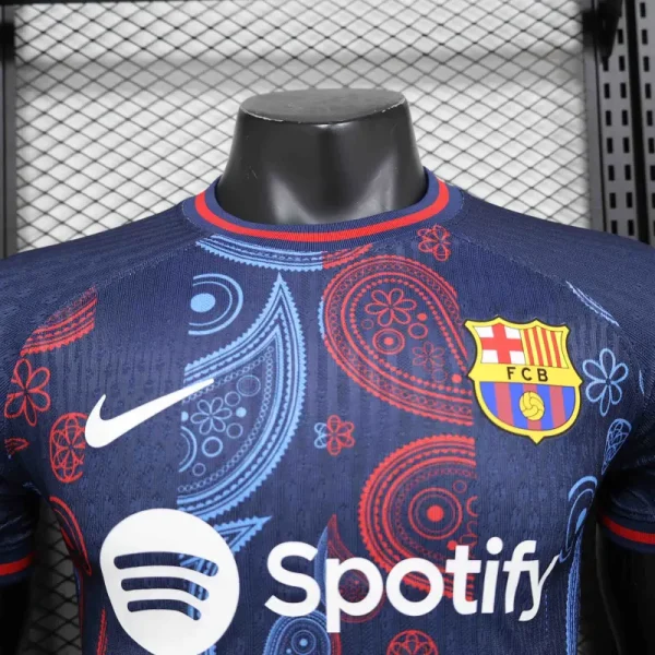24-25 Barcelona Special Edition Light Blue Player Version Shirt Sport - Image 3