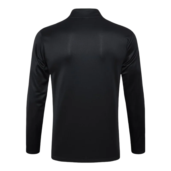2024/2025 Al-Nassr Half-Pull Training Suit Black Football Shirt - Image 3