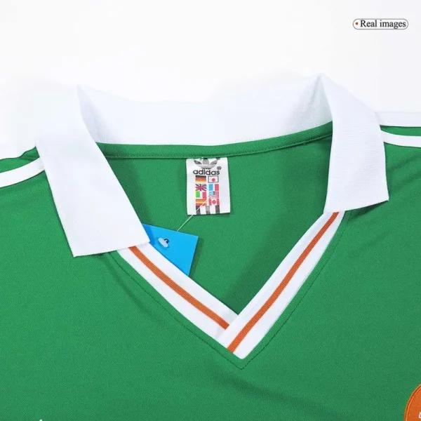 Ireland 1988 Home Retro Jersey - Image 4