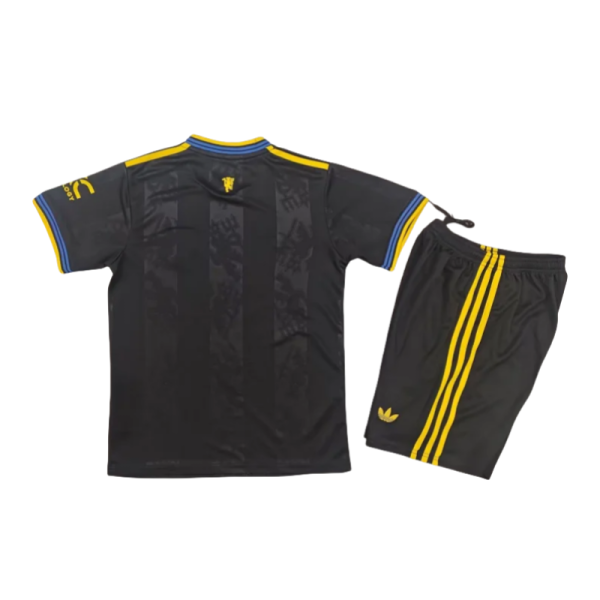 Manchester United Away Football Shirt (Kids Kit) 25-26 - Image 2