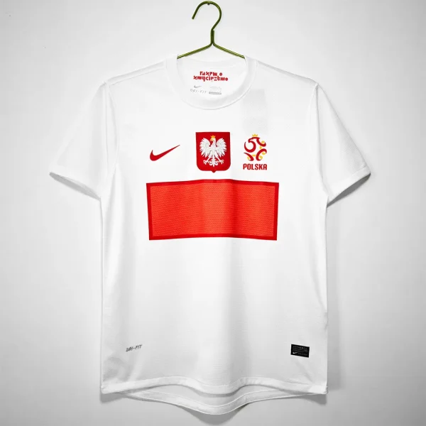 Poland Retro Home Jersey Euro 2012 - Image 3