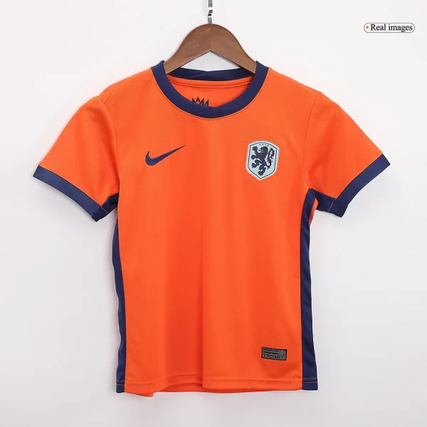 Kids Netherlands Home Jersey Kit Euro 2024 - Image 4
