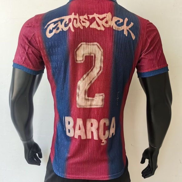 Barcelona X Travis Scott Home Shirt Player Version Soccer Jersey 25-26 Non-Customize （Custom numbers are not supported） - Image 4