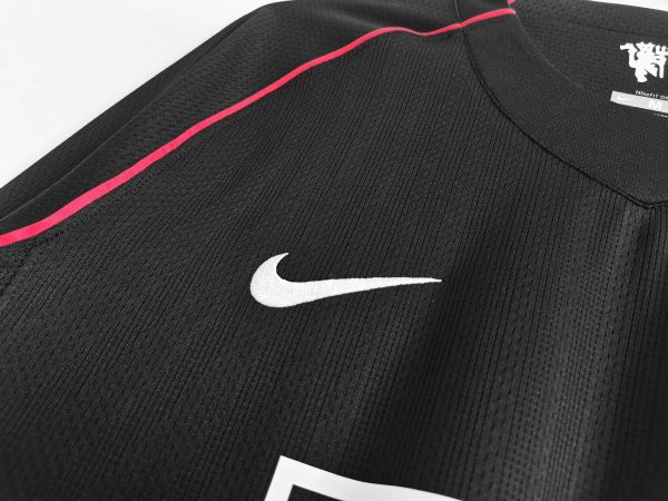07-08 Retro Long Sleeve Manchester United #7 Ronaldo Third  Away Soccer Jersey - Image 4