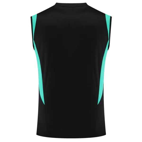 23-24 Manchester United Pre-Match Vest Jersey Black - Image 2