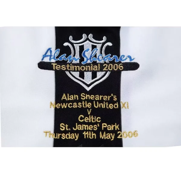 Newcastle Retro Jersey 'Alan Shearer's Testimonial' Home 2006 - Image 3