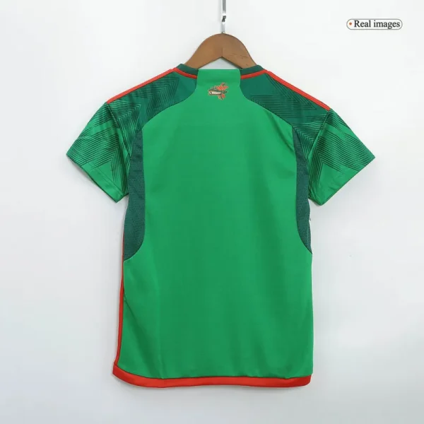 Mexico Kids World Cup 2022 Jersey Home Kit (Jersey+Short) - Image 3