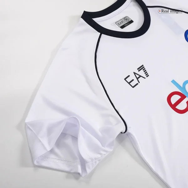 2023/24 Napoli Pre-Match Jersey White - Image 9
