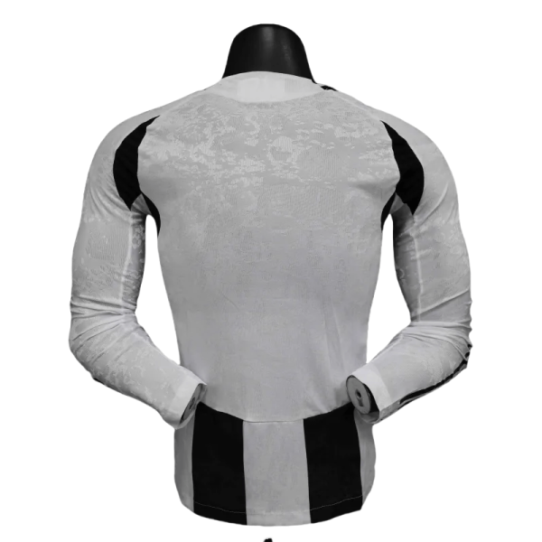 24-25 Juventus Home Soccer Jersey Player Version Long Sleeve - Image 2