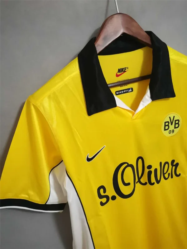 98-99 Borussia Dortmund Retro Jersey Home - Image 3