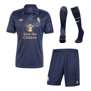 2024-25 Juventus Third Away Custom Full Soccer Kits Save The Children Sponsor