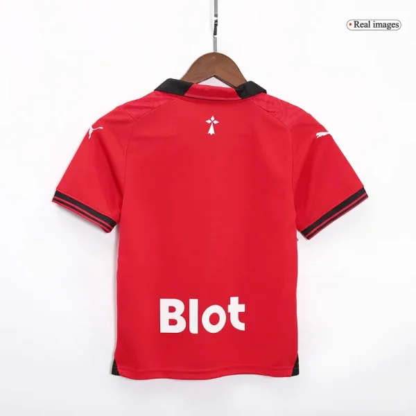 23-24 Kids Stade Rennais Home Kit Jersey+Short - Image 5