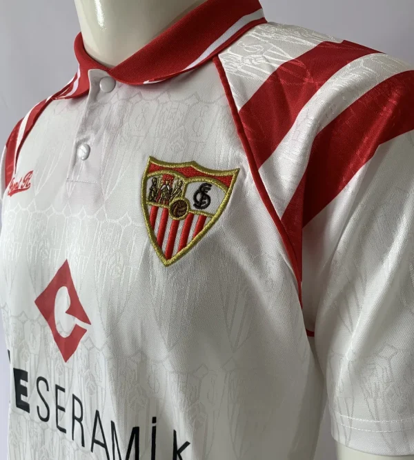 Sevilla Retro Home Jersey 1992/93 - Image 3