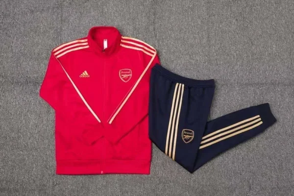 Arsenal Long Zip Jacke Red Football Shirt 2023/2024 - Image 5