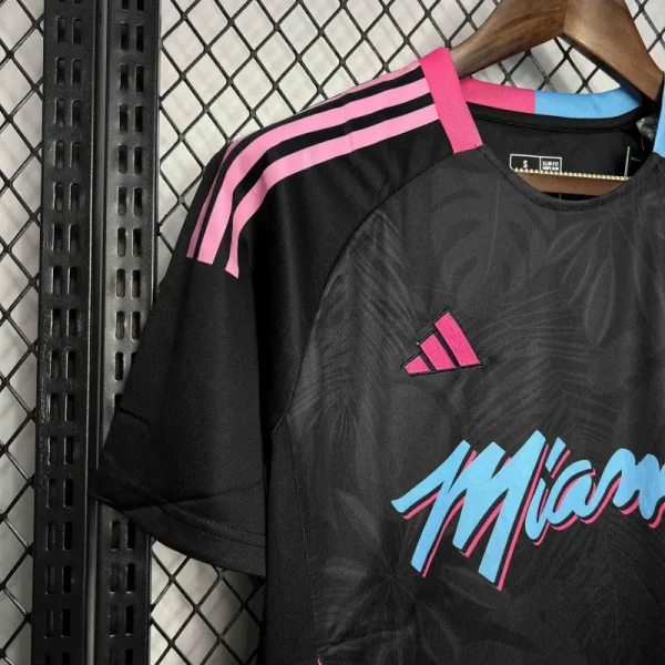24-25 Inter Miami Special Edition Black Kit Soccer Uniform Jersey - Image 5