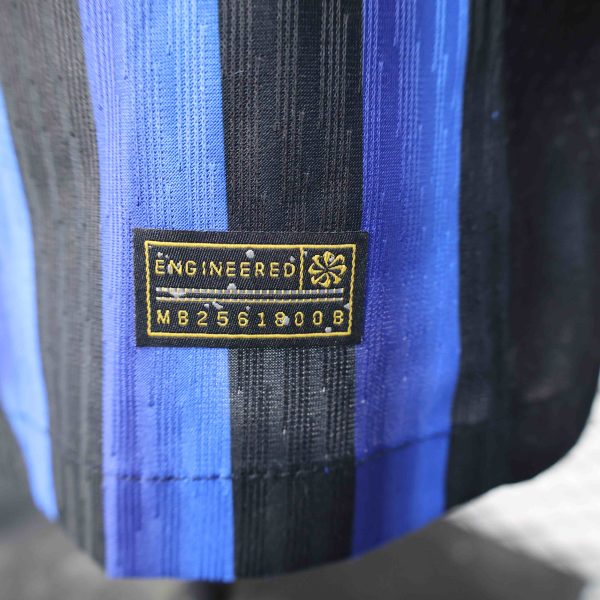Inter Milan Home Shirt SOccer Jersey Long Sleeve Player Version 25-26 - Image 9