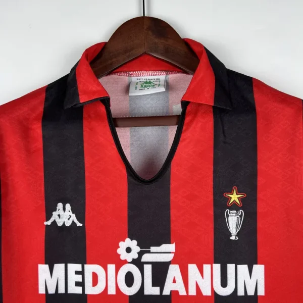 AC Milan Retro Home Jersey 1989-90 - Image 3