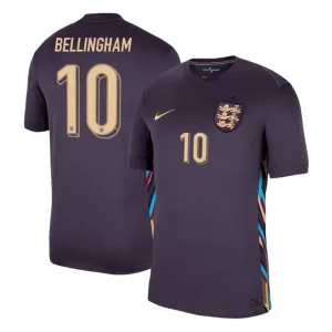 England Away Jersey EURO 2024 RICE #4 KANE #9 BELLINGHAM #10 FODEN #11