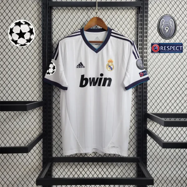 2012-13 Real Madrid Home Retro Jersey - Image 4