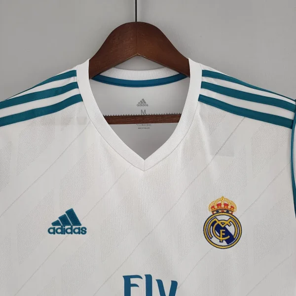 2017/18 Real Madrid Retro Jersey Home - Image 3