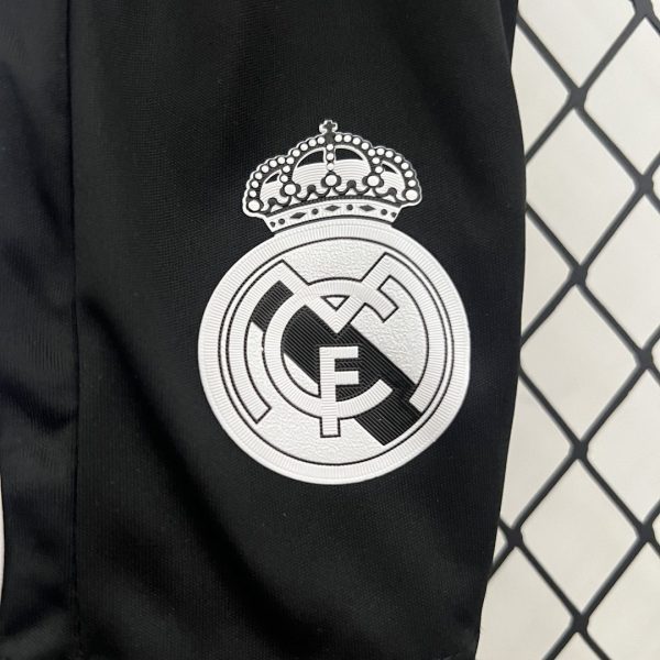 Real Madrid 14-15 Third Retro Kid Kits Black Jersey - Image 8