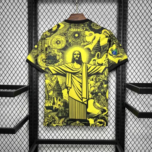 2024 Brazil Christ the Redeemer Special Kit Shirt Football - Image 4