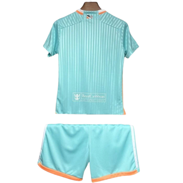 24-25 Inter Miami CF Third Away Soccer Kids Kit Jersey+Shorts - Image 2