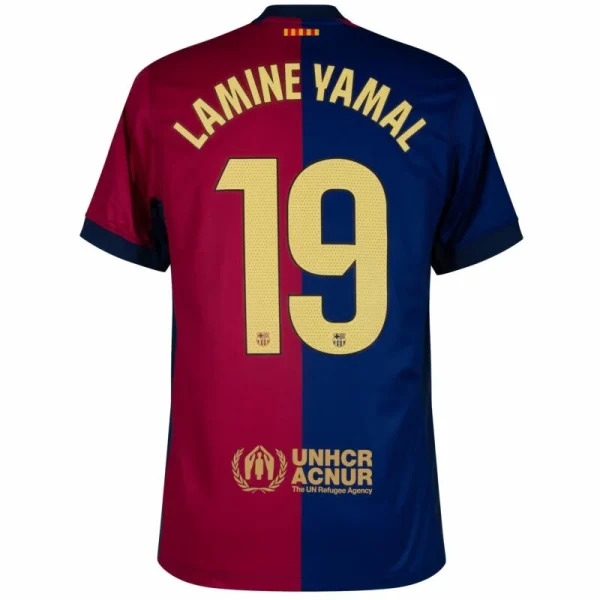 Barcelona Home  Lamine Yamal 19 Shirt  (La Liga) 2024-2025  player Version Size S-4XL - Image 2