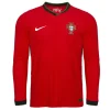 2024 Portugal Home Long Sleeve Jersey Euro