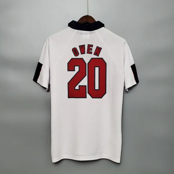 1998 England World Cup Home Retro Jersey - Image 11