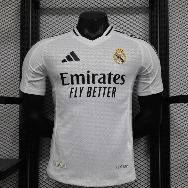 24-25 Real Madrid Home Soccer Jersey Player Version - Image 9