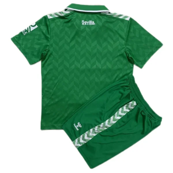 Kids Real Betis 2023/24 Away Kit Jersey+Short - Image 2