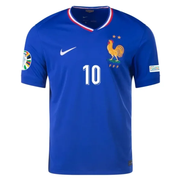 France Home Jersey Euro 2024 MBAPPE #10 GIROUD #9 GRIEZMANN #7 Soccer Apparel - Image 2