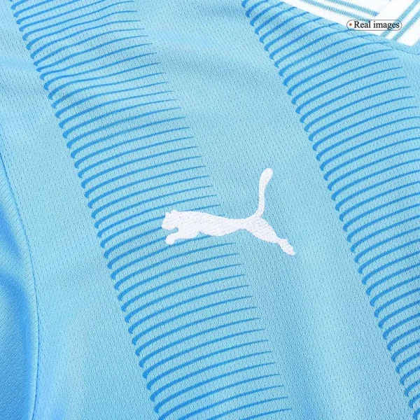 2023/24 Manchester City Home Jersey Kit(Shirt+Shorts) - Image 5