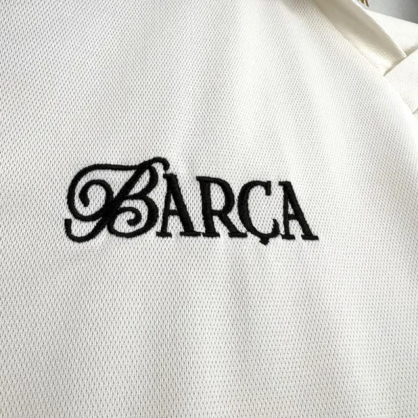 24-25 Barcelona POLO Shirt Lamin Yamal 304 White - Image 5