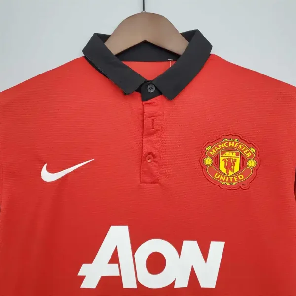 13-24 Manchester United Retro Jersey Home - Image 3
