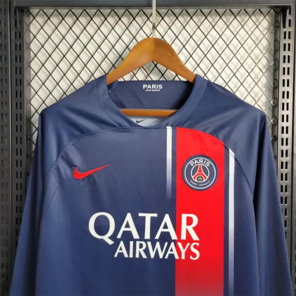 23-24  PSG Home Long Sleeve Jersey - Image 3