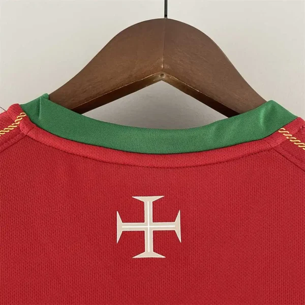 2006 Portugal Retro Jersey Home World Cup - Image 8