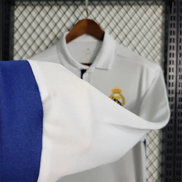 2016/17 Real Madrid Retro Long Sleeve Home Jersey - Image 9