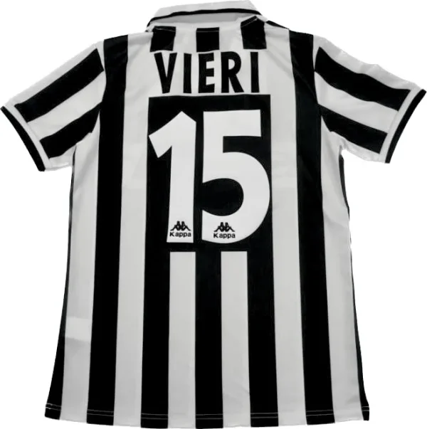 1996-97  Juventus Del Piero #10 Zidane #21 Retro Jersey Home Replica - Image 4