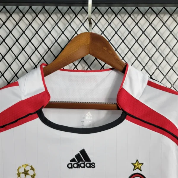 06-07 AC Milan UCL Final Retro Jersey Away Long Sleeve - Image 4