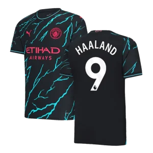 2023/24 HAALAND #9 DE BRUYNE #17 J.ALVAREZ #19 FODEN #47 Manchester City Third Away Jersey