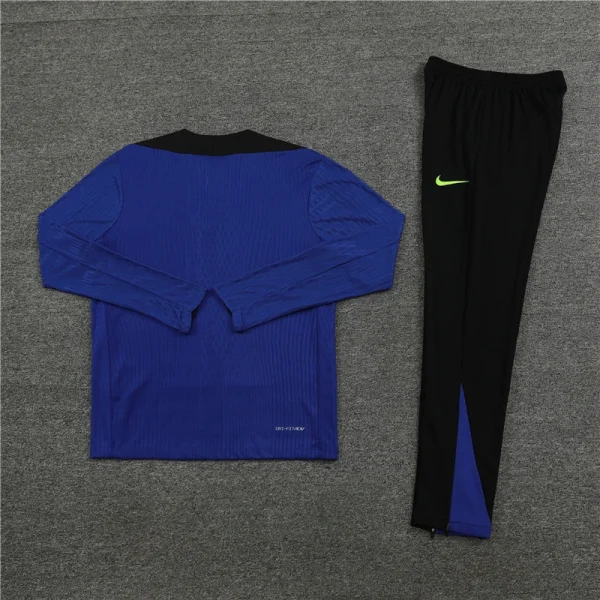 24-25 Barcelona Long Sleeve Kits Blue Training Suits Football - Image 4