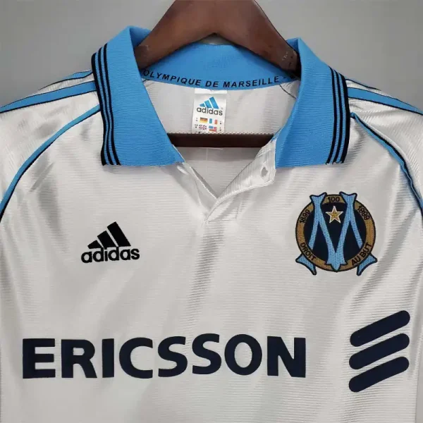 98-99 Marseille Retro Jersey Home - Image 3