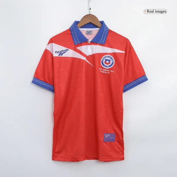 Chile World Cup 1998 Retro Jersey Home - Image 9