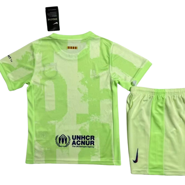 24-25 Kids Barcelona Third Kit(Jersey+Short) Without Spofity Text - Image 2