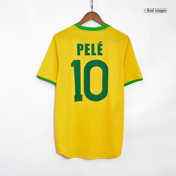 Brazil Retro Jersey Home World Cup 1970 - Image 3
