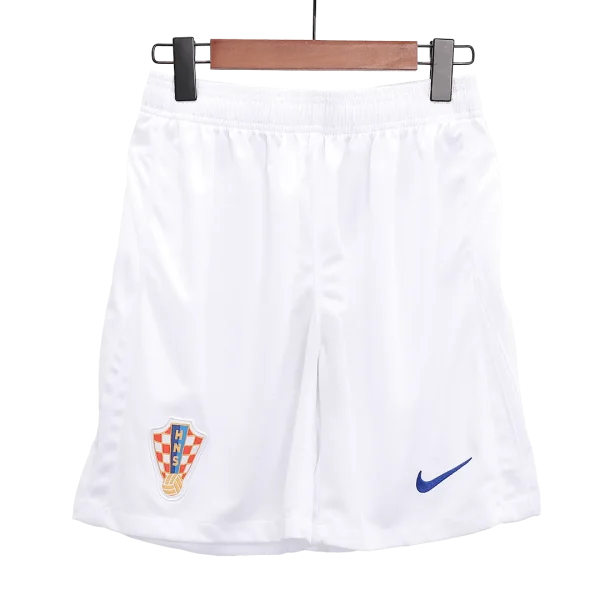Men's Croatia Home Kit(Jersey+Shorts) Euro 2024 - Image 6
