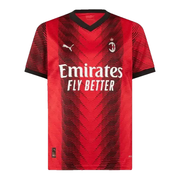 23-24 AC Milan Home Kit(Jersey+Shorts) - Image 3
