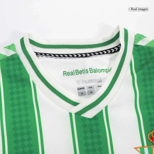 Kids Real Betis 2023/24 Home Kit Jersey+Short - Image 5